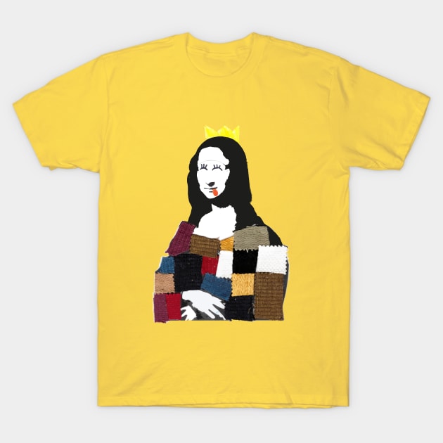 The Mona Lisa Daphne patchwork T-Shirt by fabrizioM